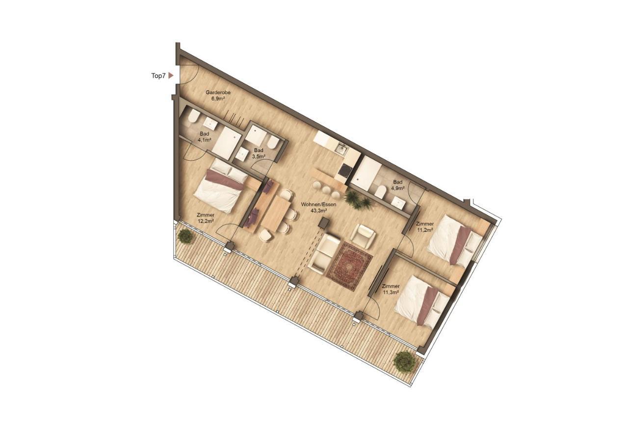 Panorama Residence Moesern Seefeld w Tirolu Zewnętrze zdjęcie