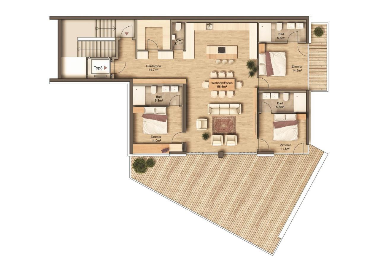 Panorama Residence Moesern Seefeld w Tirolu Zewnętrze zdjęcie